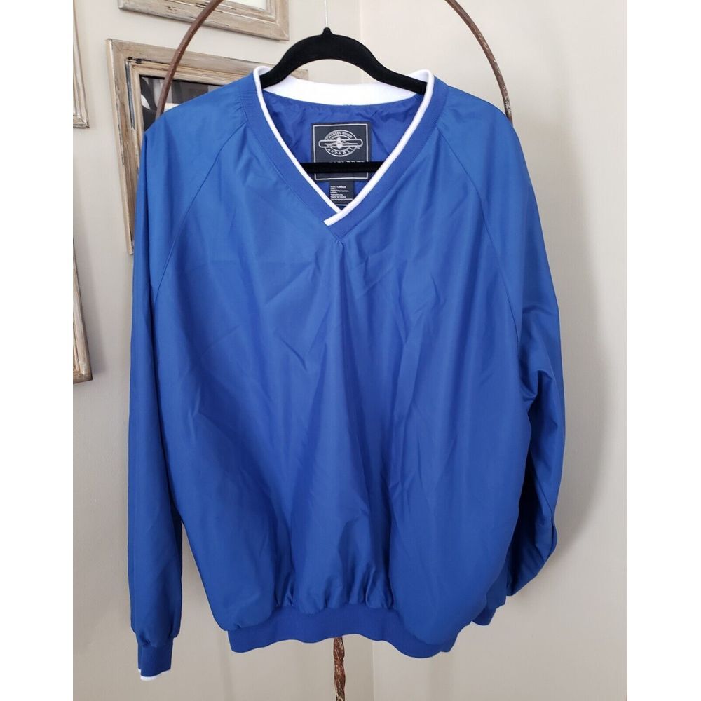charles river apparel Pullover Jacket v neck large